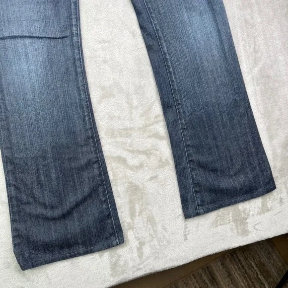 Joe's Provocateur Jeans Womens 27 Blue Dark Wash Relaxed Stretch Rainbow Bootcut - Picture 5 of 15